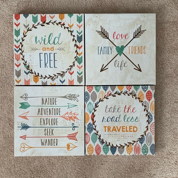 Wild and Free Canvas Art Prints - Picture 2 of 3